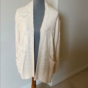 Anthropologie Relaxed Cream Cardigan